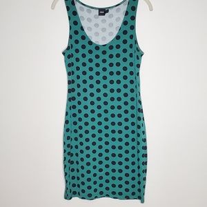 ASOS polka dot midi dress